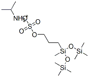 3-[1,3,3,3-四甲基-1-[(三甲基硅烷基)氧基]二硅氧基]丙基硫酸酯异丙基铵盐 结构式