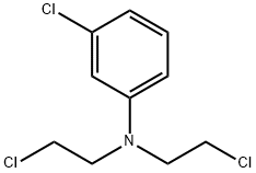 3-Chloro-N,N-bis(2-chloroethyl)benzenaMine 结构式