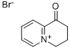 1-OXO-1H,2H,3H,4H-QUINOLIZINIUM BROMIDE 结构式