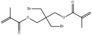 2,2-DIBROMONEOPENTYL GLYCOL DIMETHACRYLATE 结构式