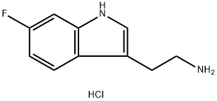6-氟色胺盐酸盐 结构式