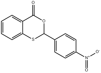 4H-3,1-Benzoxathiin-4-one,2-(4-nitrophenyl)- 结构式