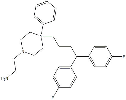三苯己哌嗪 结构式