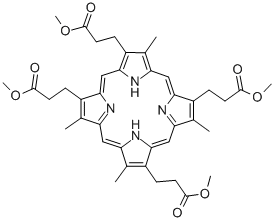 粪卟啉-III四甲酯 结构式