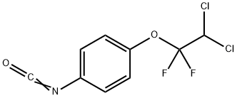 1-(2,2-dichloro-1,1-difluoroethoxy)-4-isocyanatobenzene  结构式