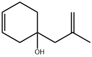 3-Cyclohexen-1-ol, 1-(2-methyl-2-propenyl)- (9CI) 结构式