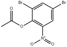 2,4-Dibromo-6-nitrophenol acetate 结构式