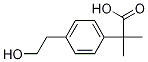 2-(4-(2-羟乙基)苯基)-2-甲基丙酸 结构式