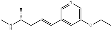 4-Penten-2-amine,5-(5-ethoxy-3-pyridinyl)-N-methyl-,(2R,4E)-(9CI) 结构式