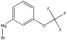 3-(三氟甲氧基)苯基溴化镁 结构式