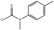 N-甲基-N-(4-甲基苯基)硫代氨基甲酰氯 结构式