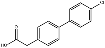 4'-氯-4-联苯乙酸 结构式