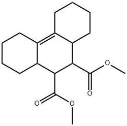 1,2,3,4,5,6,7,8,8a,9,10,10a-Dodecahydrophenanthrene-9,10-dicarboxylic acid dimethyl ester 结构式