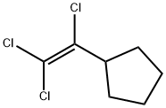 1,1,2-Trichloro-2-cyclopentylethene 结构式