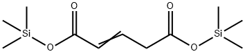 2-Pentenedioic acid bis(trimethylsilyl) ester 结构式