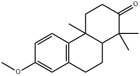 3,4,4a,9,10,10a-Hexahydro-7-methoxy-1,1,4a-trimethyl-2(1H)-phenanthrenone 结构式