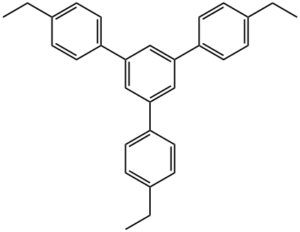 4,4-二乙基-5-(4-乙基苯基)-1,1:3,1-三联苯 结构式