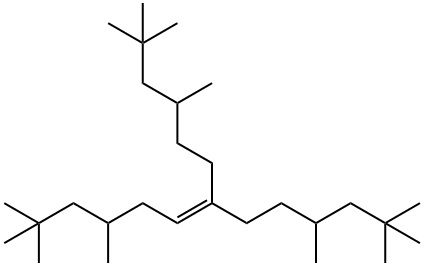 2,2,4,10,12,12-Hexamethyl-7-(3,5,5-trimethylhexyl)-6-tridecene 结构式
