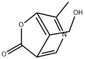 4-Methyl-8-(hydroxymethyl)-6-oxa-3-azabicyclo[3.2.1]octa-1(8),2,4-triene-7-one 结构式