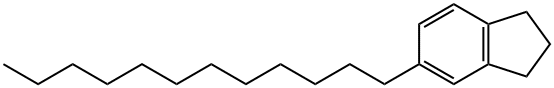 5-Dodecyl-2,3-dihydro-1H-indene 结构式