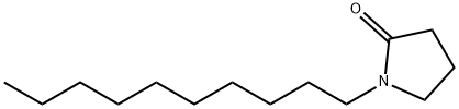 N-DECYL-2-PYRROLIDONE 结构式