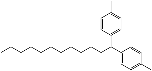 1,1'-Dodecylidenebis(4-methylbenzene) 结构式