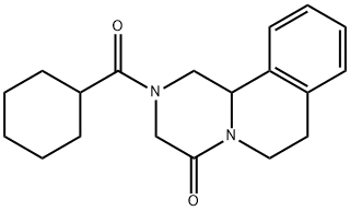 吡喹酮 结构式