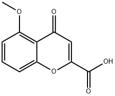 5-METHOXY-4-OXO-4H-CHROMENE-2-CARBOXYLIC ACID 结构式