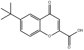 6-TERT-BUTYLCHROMONE-2-CARBOXYLIC ACID 结构式