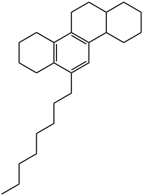 1,2,3,4,4a,7,8,9,10,11,12,12a-Dodecahydro-6-octylchrysene 结构式