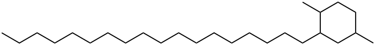 1,4-二甲基-2-十八烷基环己烷 结构式