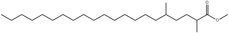 2,5-Dimethylhenicosanoic acid methyl ester 结构式