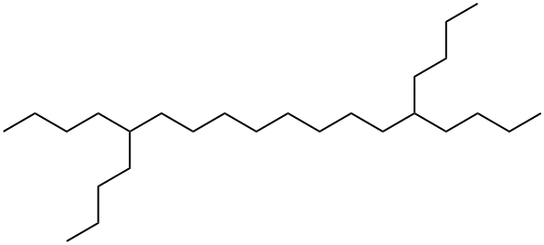 5,14-Dibutyloctadecane 结构式