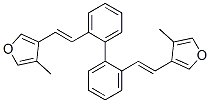 3,3'-[(1,1'-Biphenyl-2,2'-diyl)di(ethene-1,2-diyl)]bis(4-methylfuran) 结构式