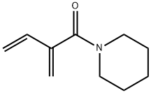 Piperidine, 1-(2-methylene-1-oxo-3-butenyl)- (9CI) 结构式