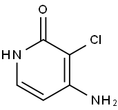 4-氨基-3-氯吡啶-2-醇 结构式
