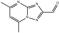 5,7-二甲基-[1,2,4]噻唑并[1,5-A]嘧啶-2-甲醛 结构式