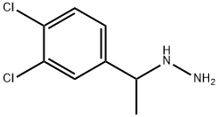 [1-(3,4-dichlorophenyl)ethyl]hydrazine 结构式