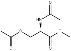 N,O-Diacetyl-DL-Serine methyl ester 结构式