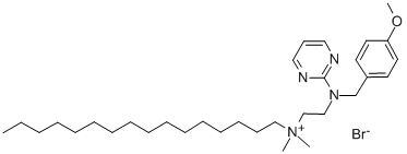 嘧苯十六铵 结构式