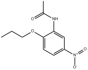 N-(5-硝基-2-丙氧基苯基)乙酰胺 结构式