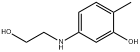 5-[(2-羟乙基)-氨基]-2-甲苯酚 结构式