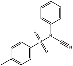 N-氰基-N-苯基-对甲苯磺酰胺 结构式