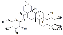 齐墩果酸 BETA-D-葡萄糖酯 结构式