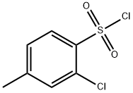 2-氯-4-甲基苯-1-磺酰氯 结构式