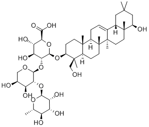 大豆皂苷II 结构式
