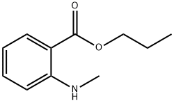 2-(Methylamino)benzoic acid propyl ester 结构式