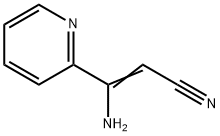 3-氨基-3-(吡啶-2-基)丙烯腈 结构式