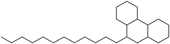 9-Dodecyltetradecahydrophenanthrene 结构式