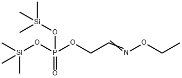 Phosphoric acid 2-(ethoxyimino)ethylbis(trimethylsilyl) ester 结构式